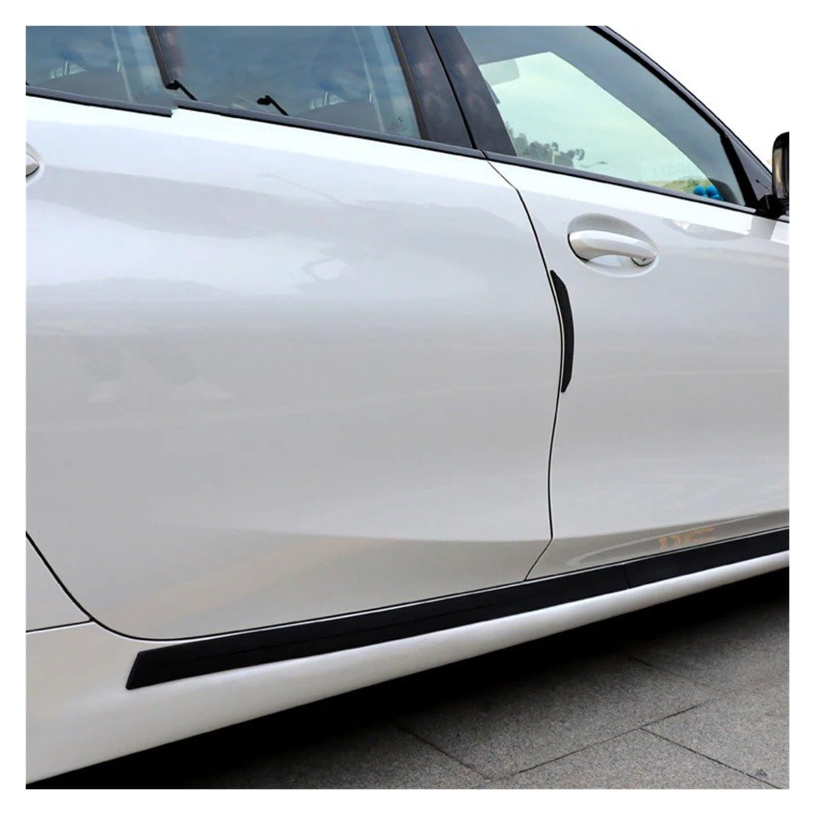 Per Ford Per Focus Car Door Side Protector Davanzale Striscia Anticollisione Protezione Bordi Portiere(Black 4L)