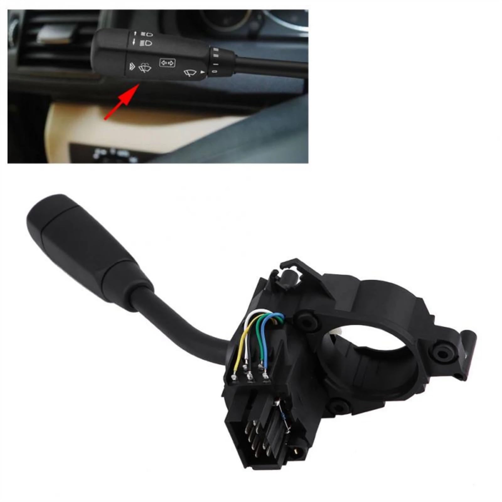 palanca interruptor Compatible Con Benz Para Vaneo 414 MPV 2002-2005 Interruptor De Limpiaparabrisas De Automóvil Interruptor De Señal De Giro Interruptor De Combinación Dirección 1685450110