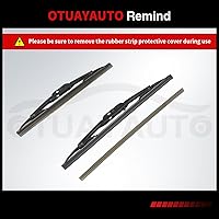 Vista 4 de OTUAYAUTO - Limpiaparabrisas trasero, 2 piezas de limpiaparabrisas trasero de coche, Convencional