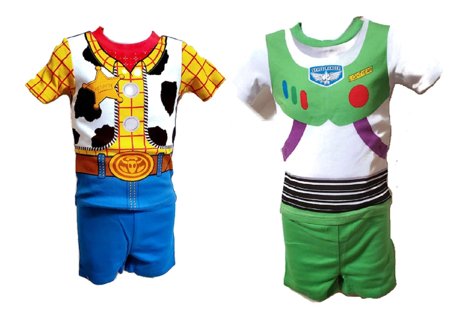 Disney Conjunto de pijama de toy story de ropa de dormir de personajes para niños 4 pieza