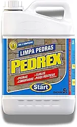 Limpa Pedras Calçadas Pedrex Piso Rustico Start Antiderrapante Concentrado 5 Litros