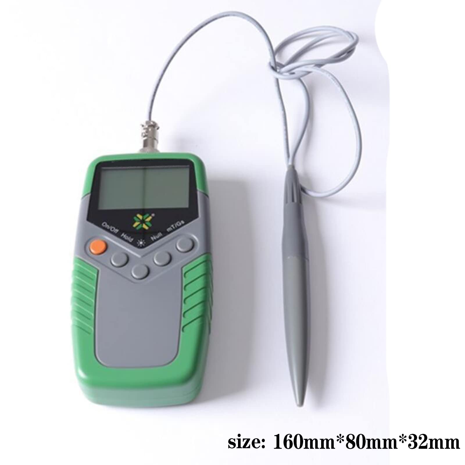 Gaussmetro Digitale Portatile, Tester per Misuratore Tesla con Sonda, Rilevatore Magnetico Digitale di Campo Magnetico ad Alta Precisione 0-2400mT, Funzione di Regolazione Zero/Commutazio