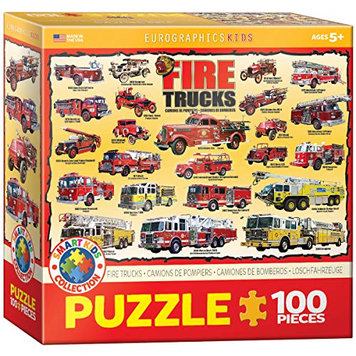 Preisvergleich Produktbild EuroGraphics MO Puzzle Fire Trucks, 100 Teile