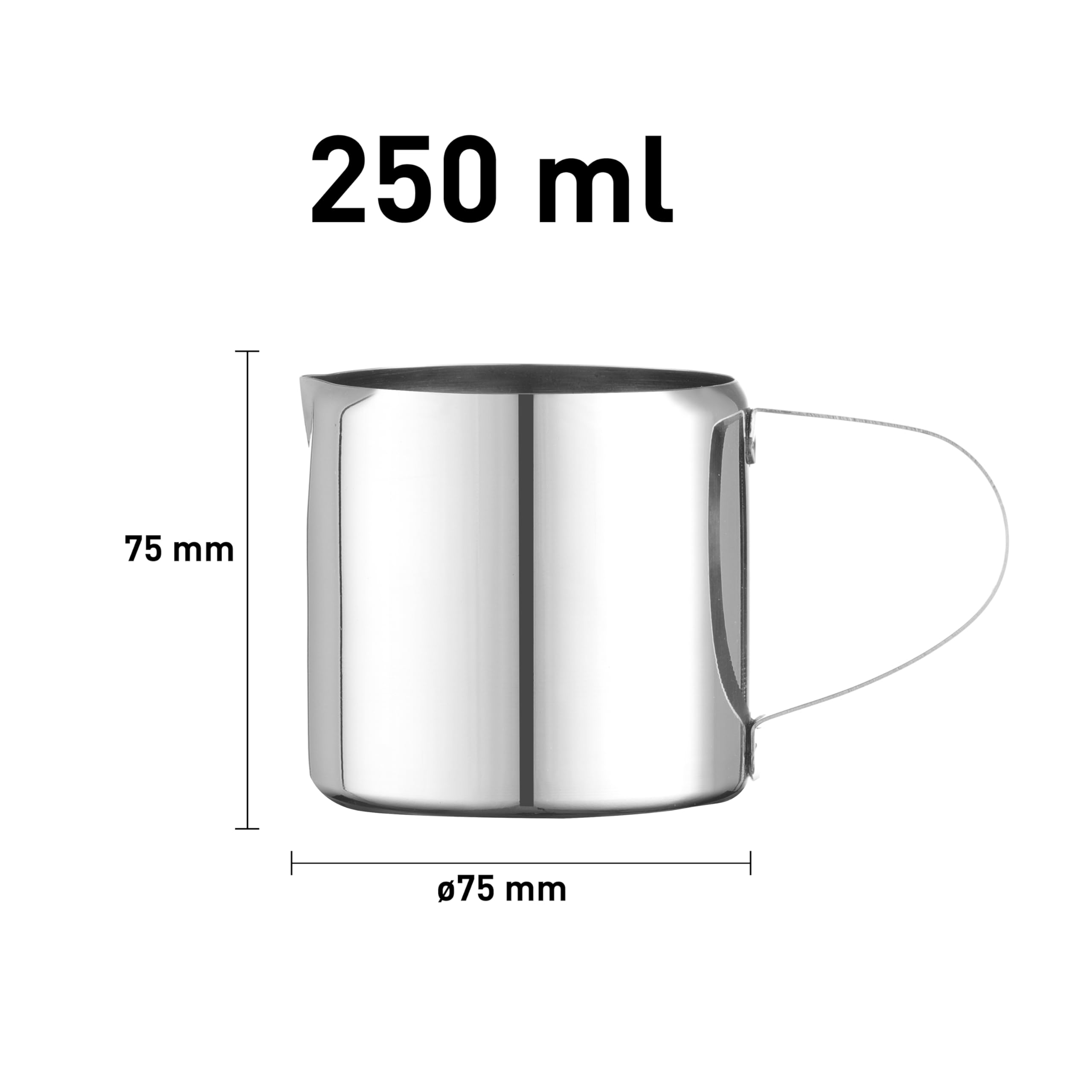 HENDI Cream jug, ?75x(H)75 mm, 0.25 L