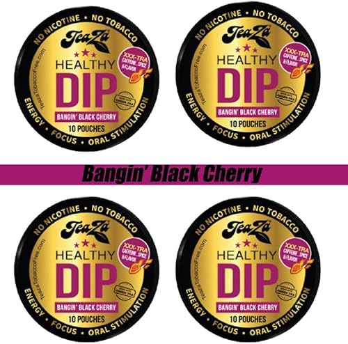 TeaZA - Bolsas energéticas, sin humo, tabaco alternativo sin nicotina, sin tabaco y saludable para masticar tabaco, alternativa para masticar tiene