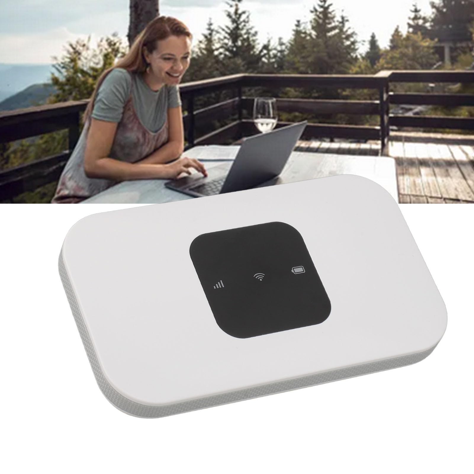 Hotspot WiFi Mobile débloqué, Routeur 4G LTE avec Emplacement pour Carte SIM, Vitesse de Transmission jusqu'à 150 Mbps, Routeur WiFi Portable pour Le Camping à Domicile, jusqu'à