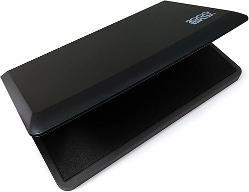 Miniatura 2 de 2000 PLUS Almohadilla de sellos fieltro tamaño n 2 6-14 x 3-12 pulgadas tinta negra 090407