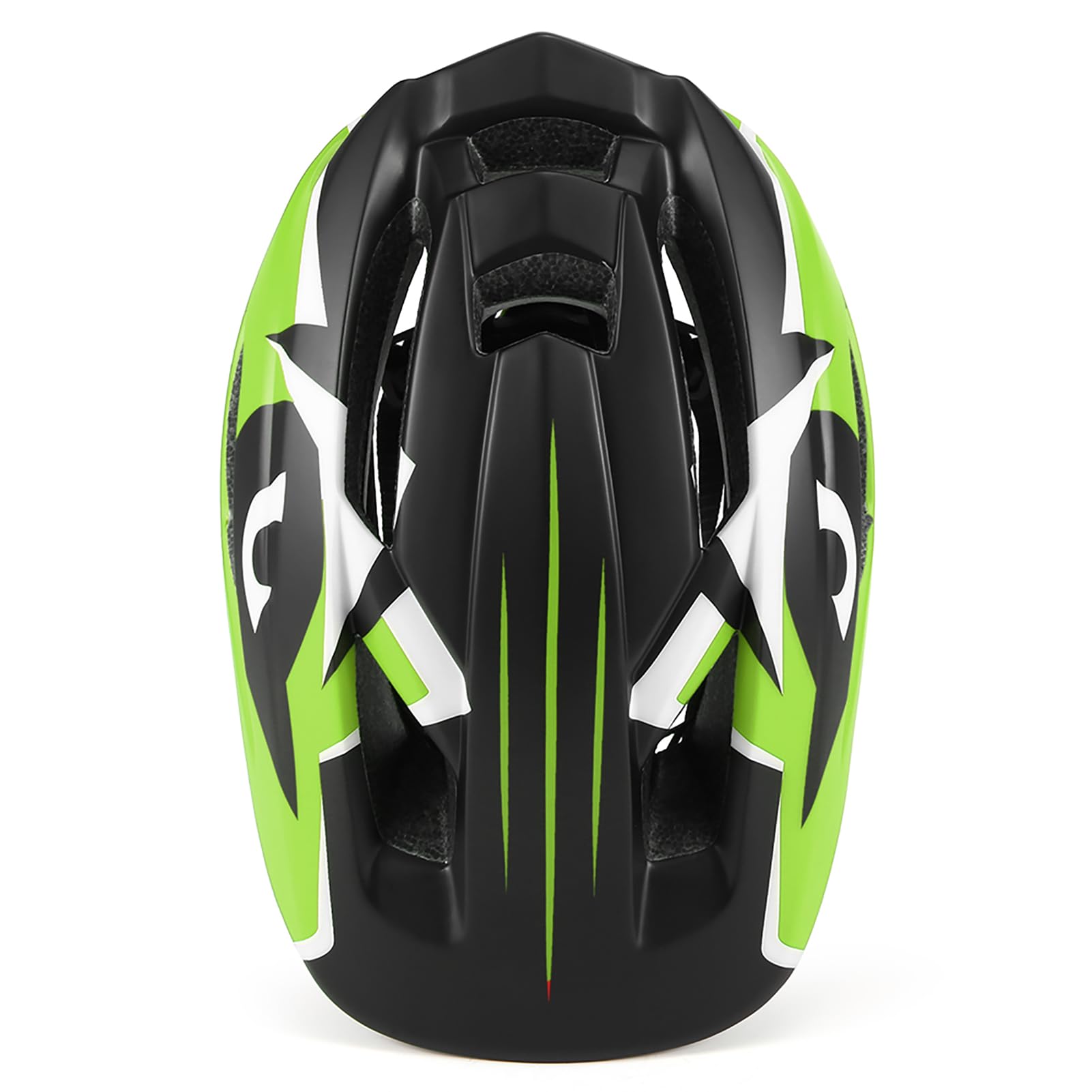 Walmeck Casque Enfant Détachable, Casque de sécurité Convertible Intégral et Demi-Visage avec 13 Aérations, Visière Solaire, Doublure Amovible pour Le Vélo, Le et ro