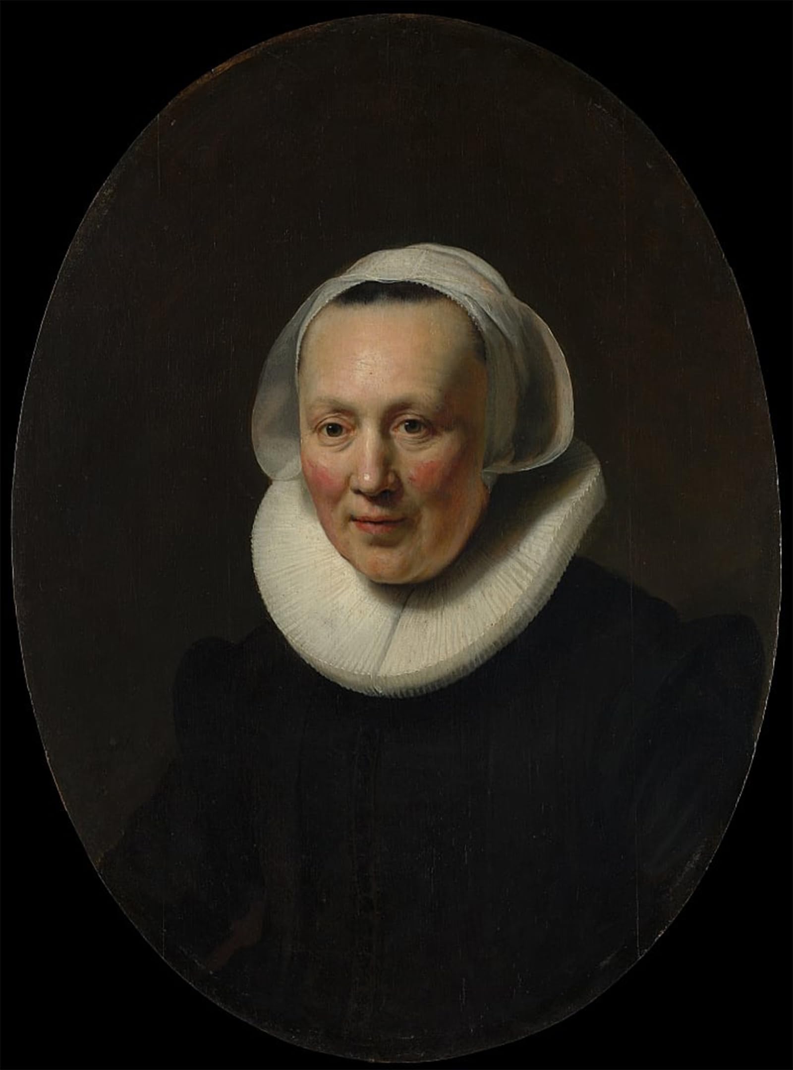 SERENDIPITP Retro Picture Poster Wall Art Pictures Painting Portrait of a woman by Rembrandt van Rijn Wall Art Canvas Print for Wall Decor 60x90cm