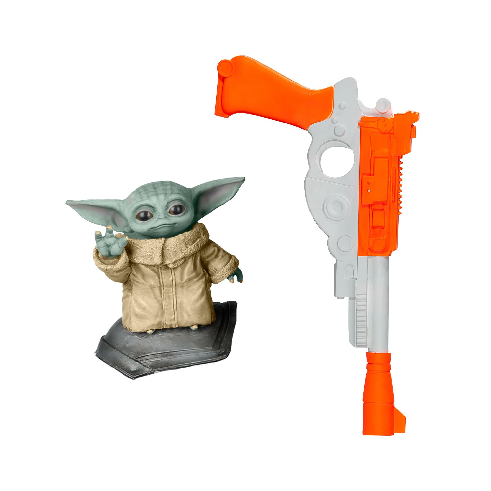 Rubies Official Star Wars Mandalorian Accessory Bundle, Includes Grogu Shoulder Sitter & Blaster, Kids, Children's Fancy Dress