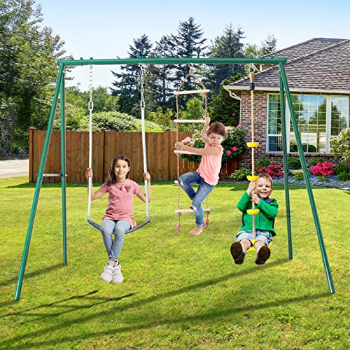 List of Top Ten Best Metal Swing Set For Kid [Experts 2023