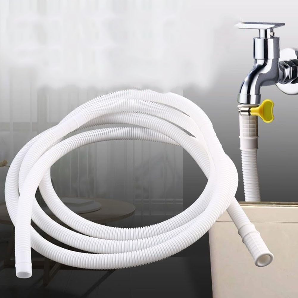 Tubo di prolunga universale del， Tubo flessibile di ingresso dell'acqua for scarico lavatrice e condizionatore d'aria, lunghezza 25 m(5M)
