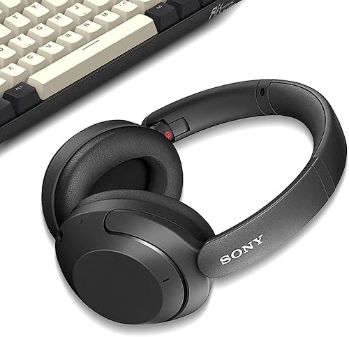 Miniatura 6 de Gvoears Almohadillas de repuesto para auriculares Sony WH-XB910N, almohadillas de repuesto, espuma viscoelástica premium, cuero suave y duradero