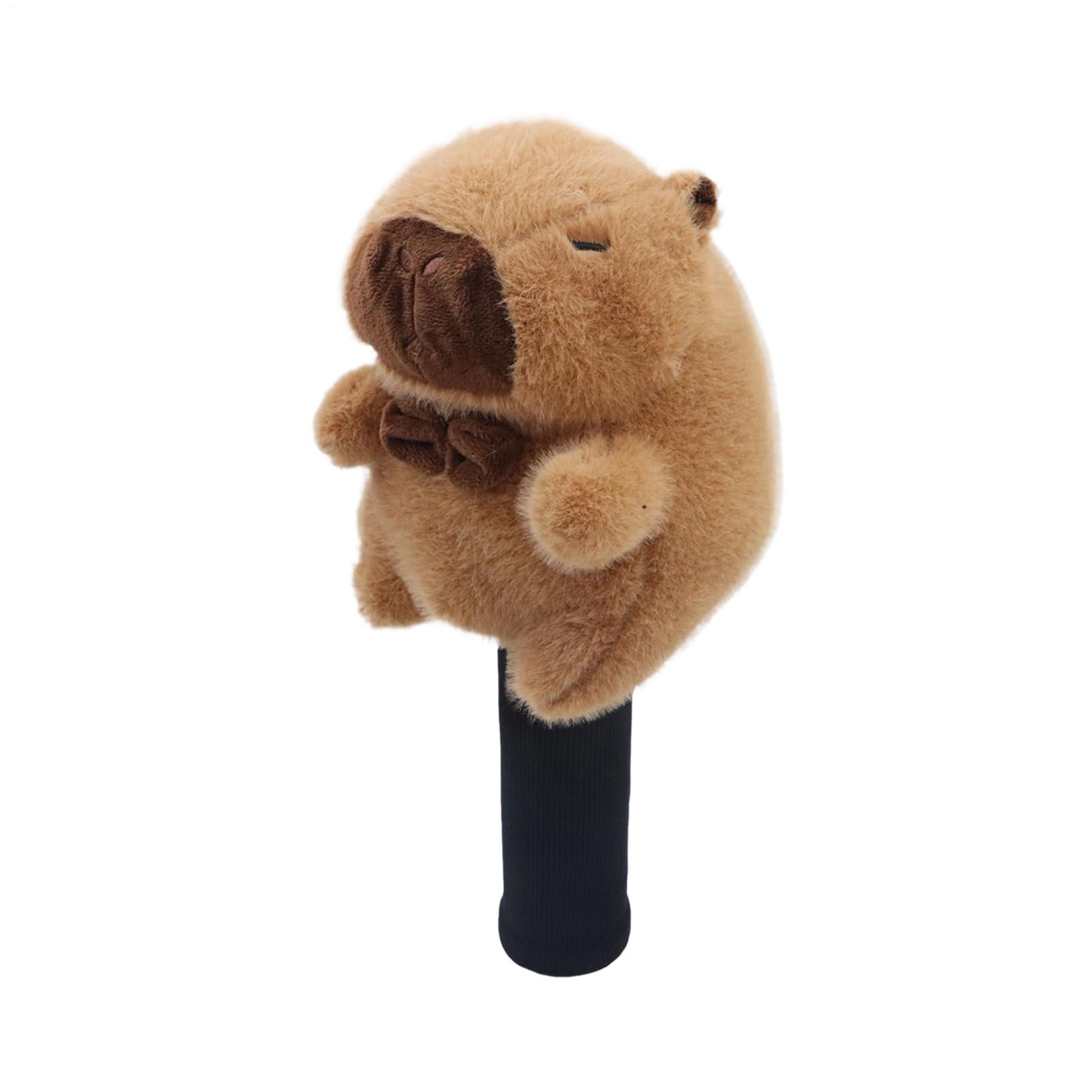Couverture de Club de Golf Capybara, Couvre-Chefs de Pilote de Dessin animé, Couvre-Chef de Club de Golf en Peluche Capybara Mignon, équipement de Protection en Peluche pour Femmes et Hommes