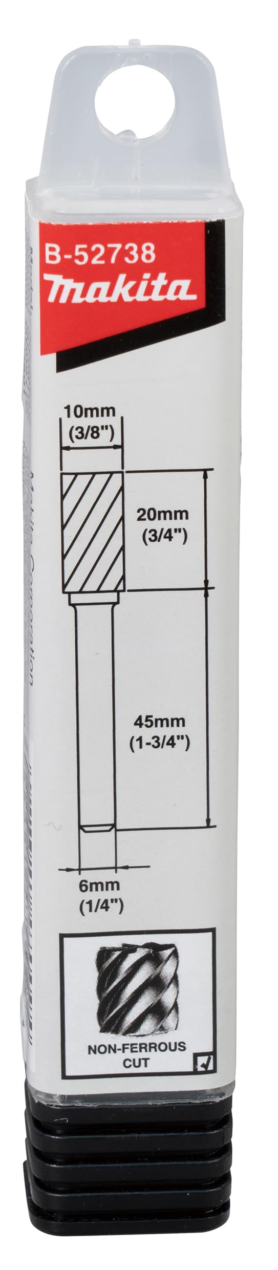 Makita B-52738 Frässtift Zylinder Aluverzahn.