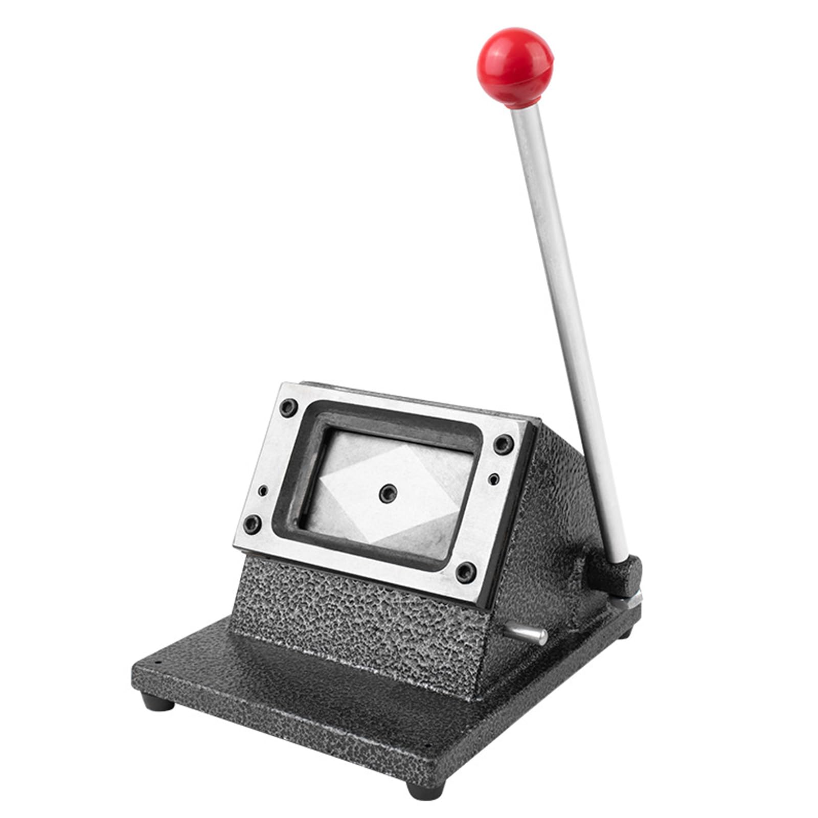 Taglierina Manuale per Fototessere - Perforatrice da Tavolo per Carte Didentità, per Tagli Rapidi E Precisi - Ideale per Luso Domestico O in Ufficio.