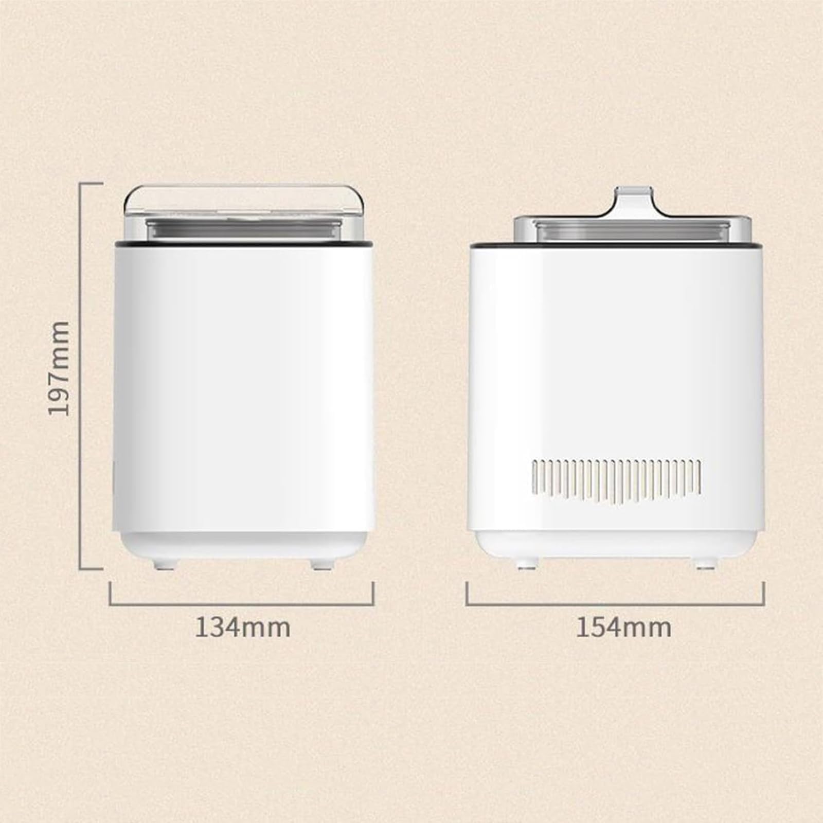 Máquina para Hacer Yogur Totalmente Automática, Máquina Inteligente para Hacer Yogur con Control De Temperatura, Capacidad De 800 Ml, para Yogur Griego Casero Y Yogur Vegano, Uso Doméstico.