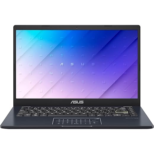 ASUS Vivobook 14 E410MA-BV2348WS PC Portable Noir 14'' HD (Intel Celeron N4020, RAM 4Go, 128Go eMMC, Windows 11 Home S) Technologie Numpad Clavier AZERTY Français + Microsoft Office