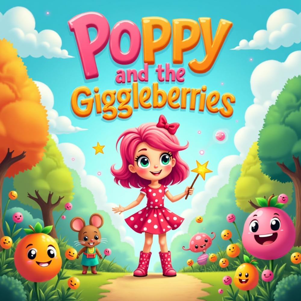 Poppy and the Giggleberries: A Bright and Cheerful Adventure About Laughter, Friendship, and Kindness - A Fun and Colorful Storybook for Children Ages 3-7