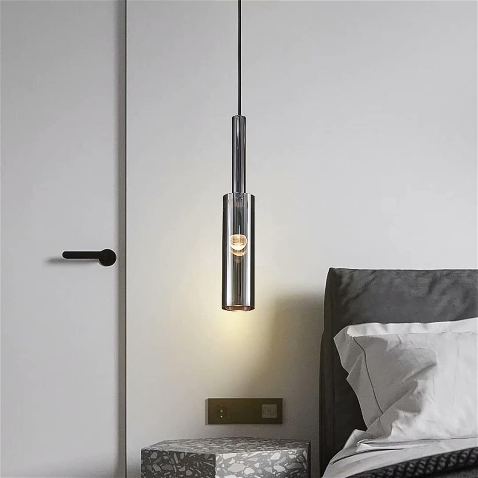 HUAYUSEDF Nordic Copper Pendant Lamp Chandelier Hanging Lighting Ceiling Fixture with Bulb for Restaurant Bar