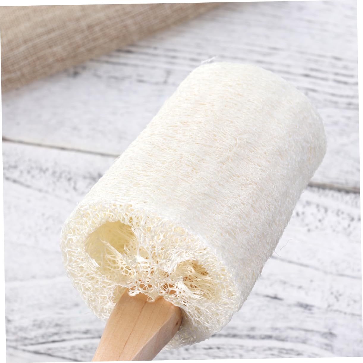 Beavorty 3 Set Di Spazzole in Spugna Esfoliante Per Corpo E Schiena Con Manico in Spugna Di Luffa Naturale E Spazzola Da Bagno Per Una Pulizia Profonda 2 Pezzi * 3