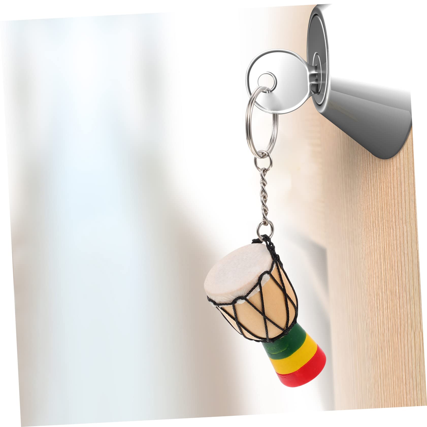 Schlüsselanhänger, 12 Stück Anhänger, Taschenanhänger, Schlüsselanhänger, Requisiten for Aufhängen, afrikanische Trommel, Handtasche
