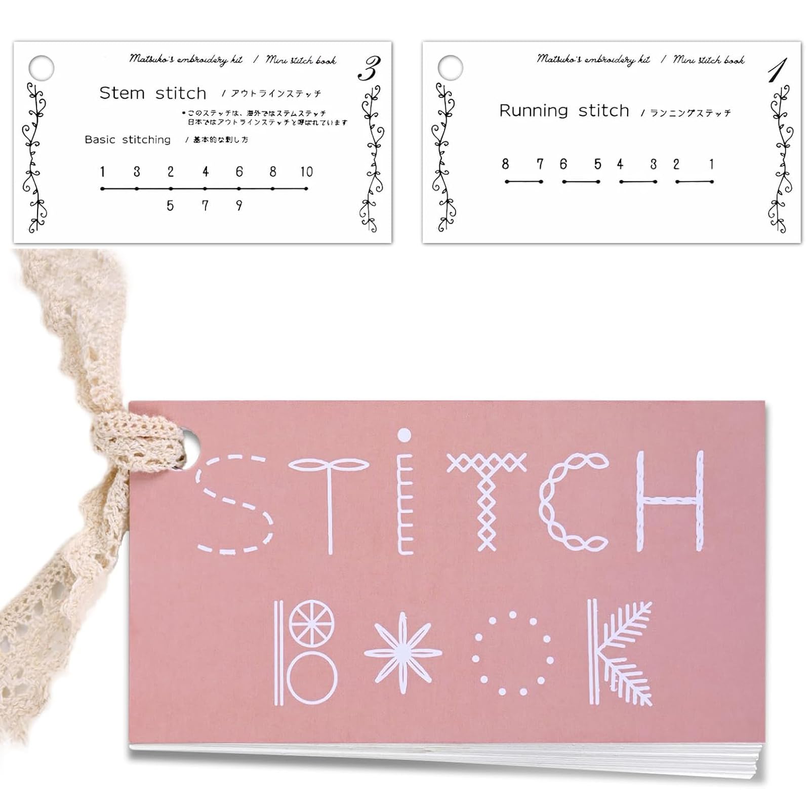 Creative Mini Sewing Book, Sewing Book, Portable Mini Travel Sewing Bag, Improve Your Sewing Skills, Learn Various Sewing Techniques, Embroidery Beginners and Sewing Enthusiasts (1 Set)