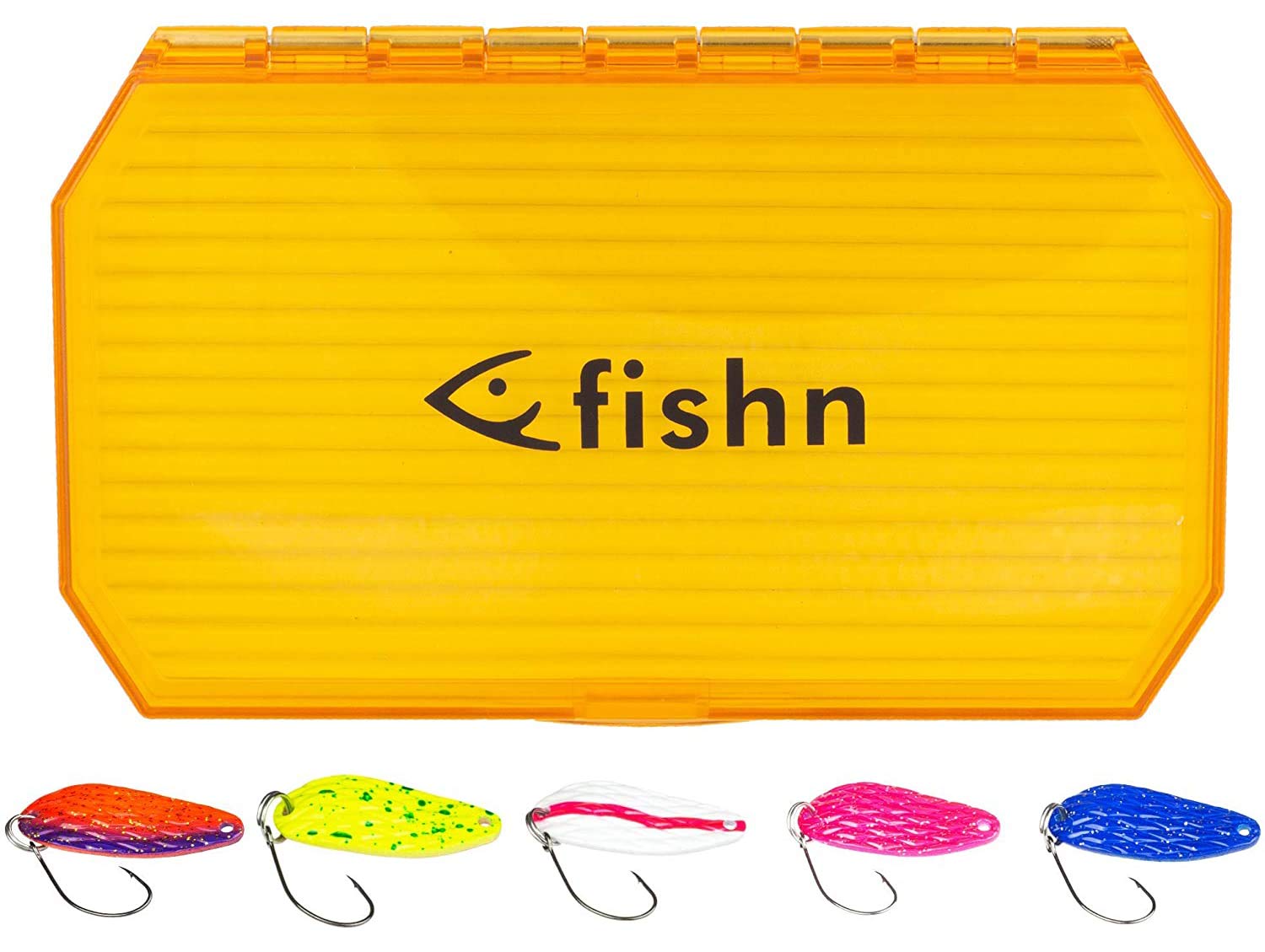 Buy FISHINGGHOST 4/5x Trout Spoons Set & 1x Fishing Box Set, consisting