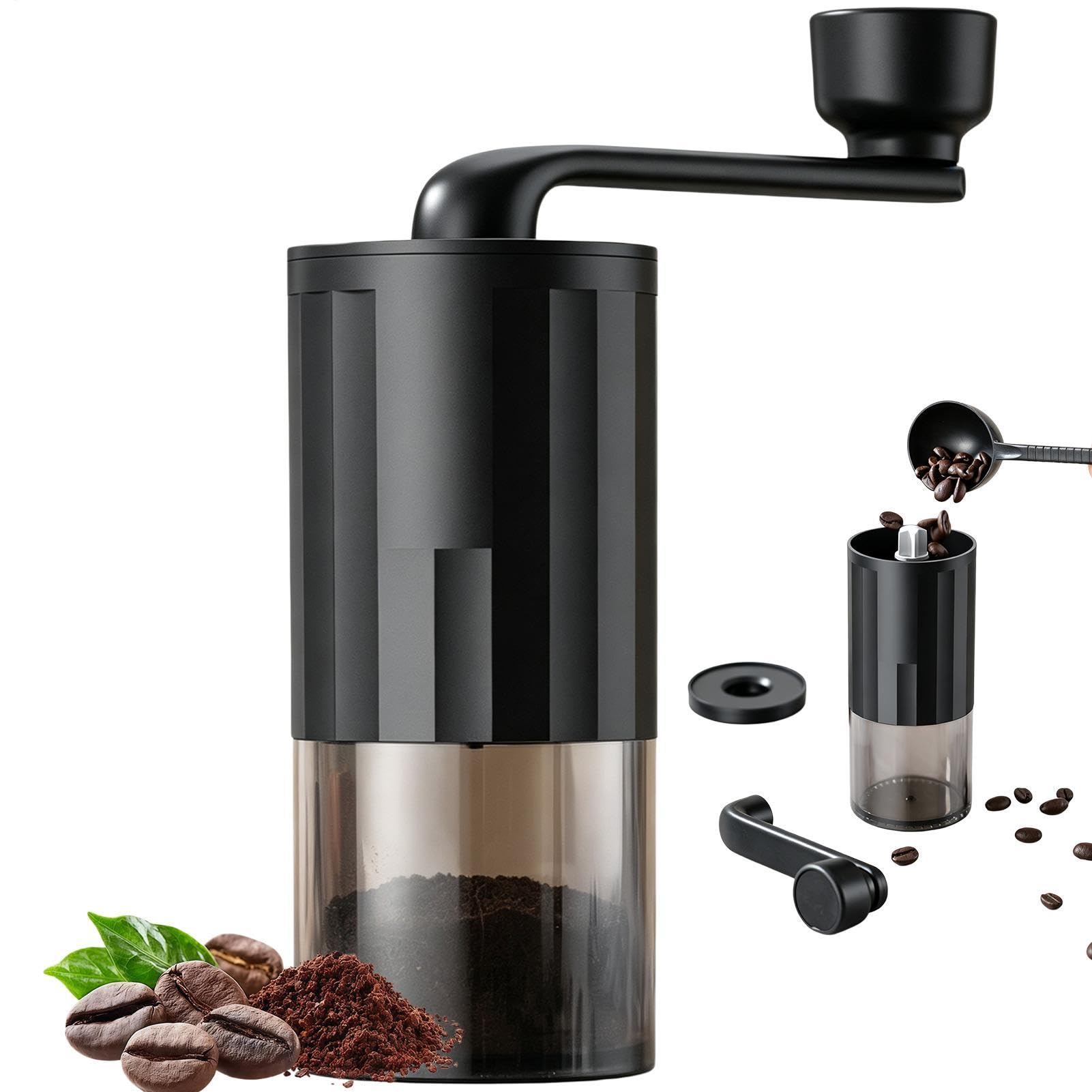 Molinillo Manual Para Café Molinillo De Espresso Portátil Con Manivela Y | molinillo de café portátil para viaje para Casa, Oficina, Brunch Finde, Pour Over, Picnic, Viajes, Vacac