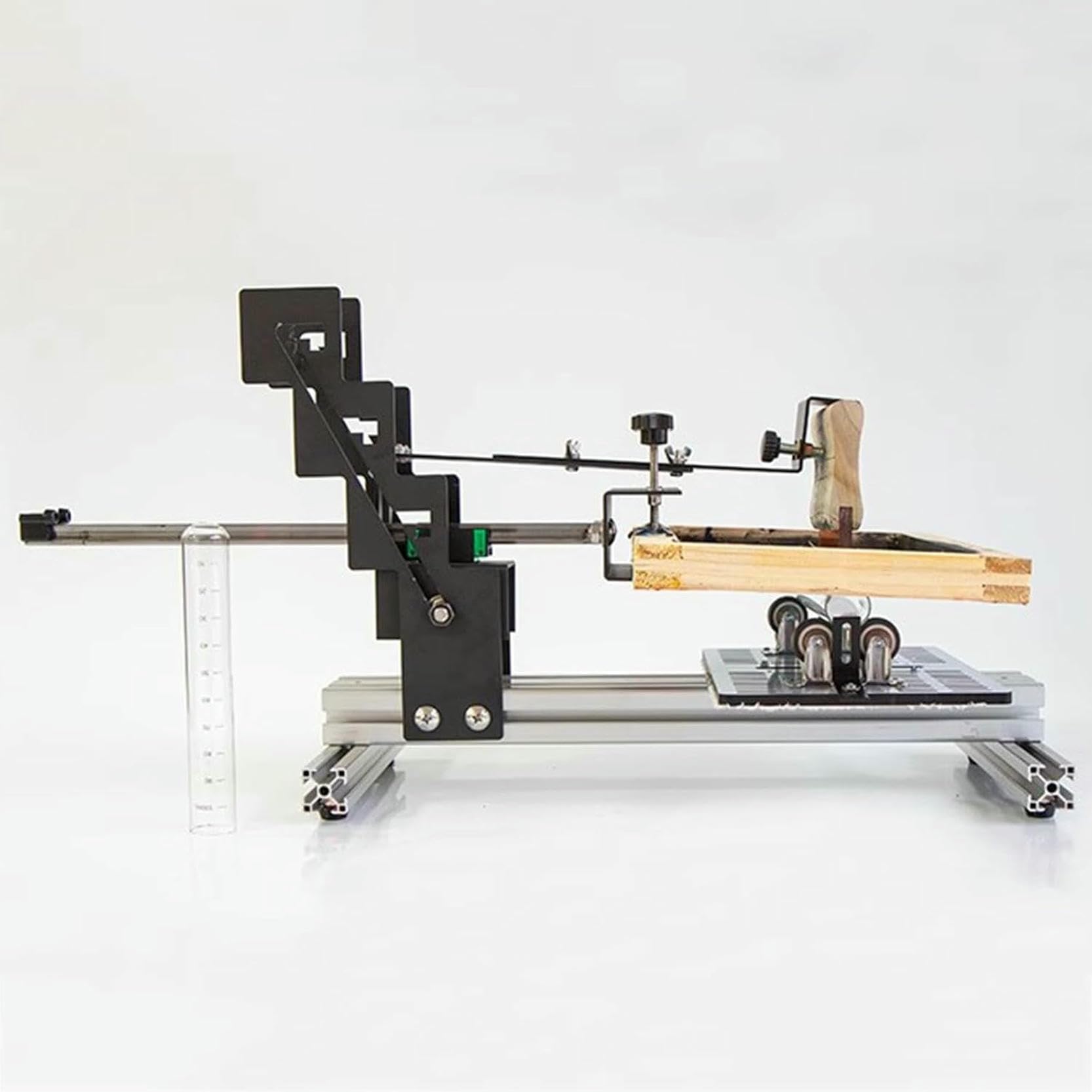Stampante Curva Manuale Serigrafica, Macchina per Stampa Cilindrica, Area Grafica Massima di 200 X 250 Mm, per Bottiglie E Vasi di Diametro di 270 Mm.