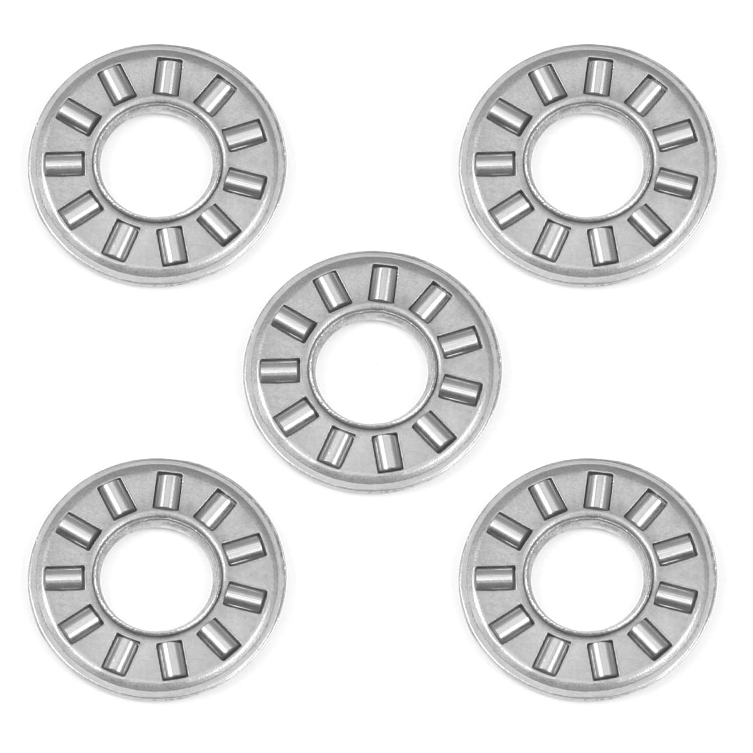 Othmro Thrust Needle Roller Bearing NTA512 5/16"x3/4"x5/64" 5PCS,Cage Thrust Assembly with High Dynamic Loads