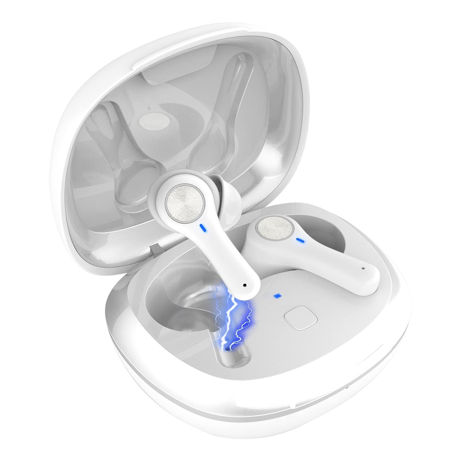 coniler Bluetooth Hearing Aids, Noise Cancelling, Pitch Elimination, 16 Channel In-Ear Digital Hearing Amplifier with Portable Charging Case for Seniors