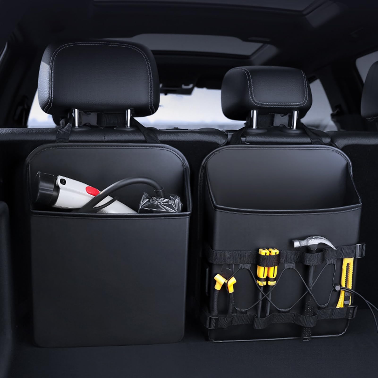 Organizer Da Schienale Per Bagagliaio Pouch In Con Fibbia Per Interni Auto | Organizer Sospeso Per Bagagliaio E Sedile Per Oggetti, Snack, Bevande, Borracce, Ombrelli E Giocattoli, Per Viaggi E Tr