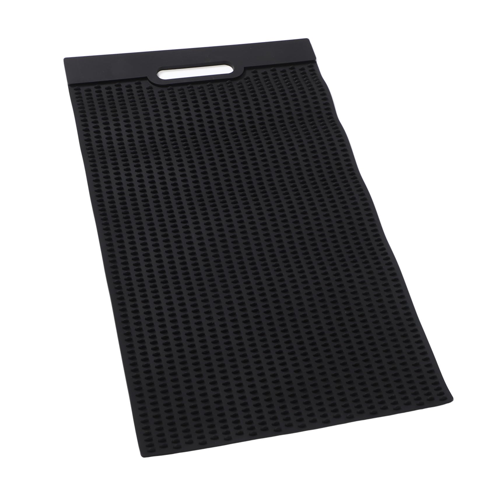 Fischzubereitungsmatte aus Pvc in Schwarz, Rutschfest und Wasserfest