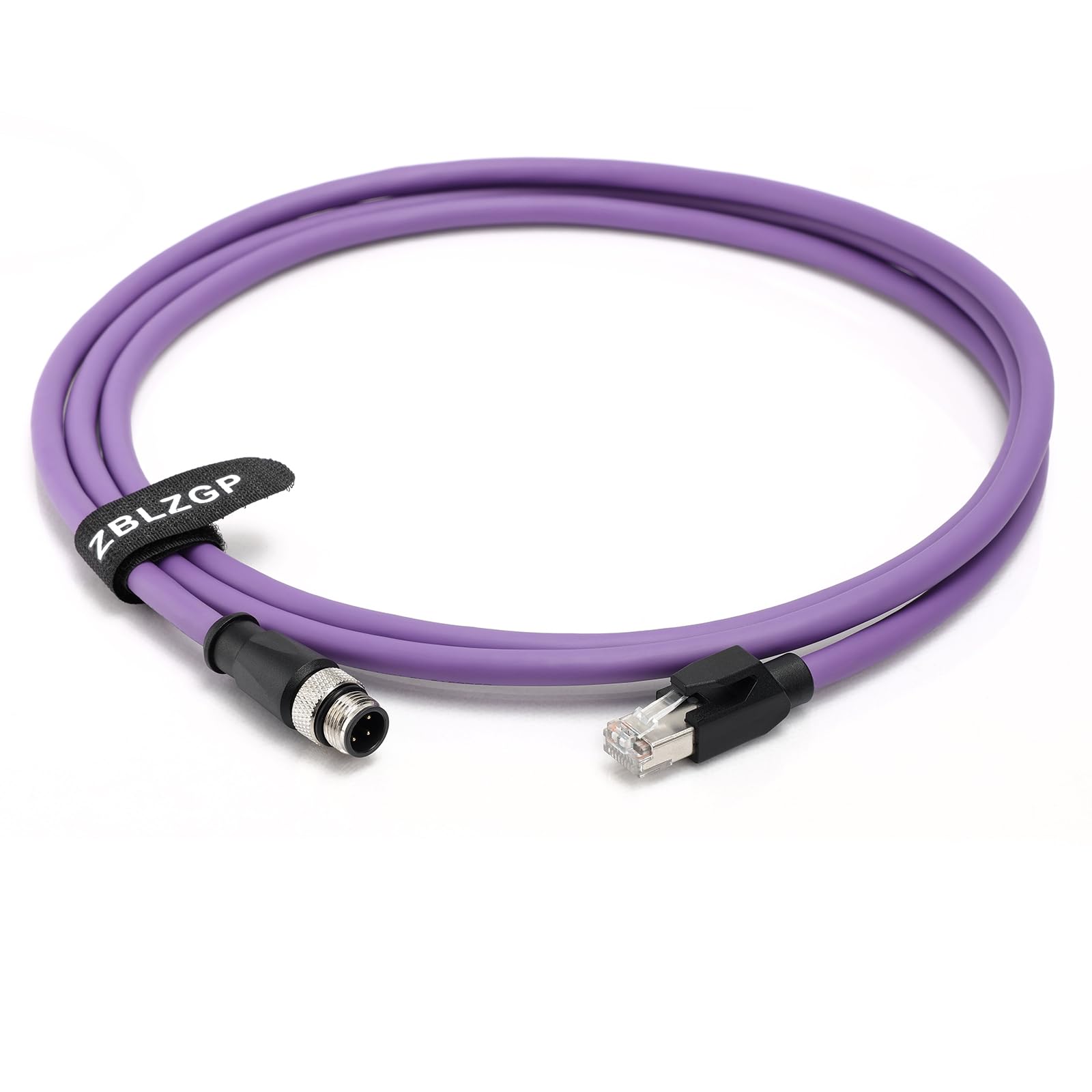 Câble Ethernet Cat5e M12 A-Code 4 broches 250 MHz pour réseaux industriels haut débit 20 m