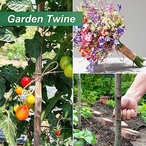 Shintop Jute Twine, 328 Feet 2Ply Natural Twine String, Industrial Packing Materials Heavy Duty Twine For Arts And Crafts, Gift Wrapping And Gardening Applications #TOP5