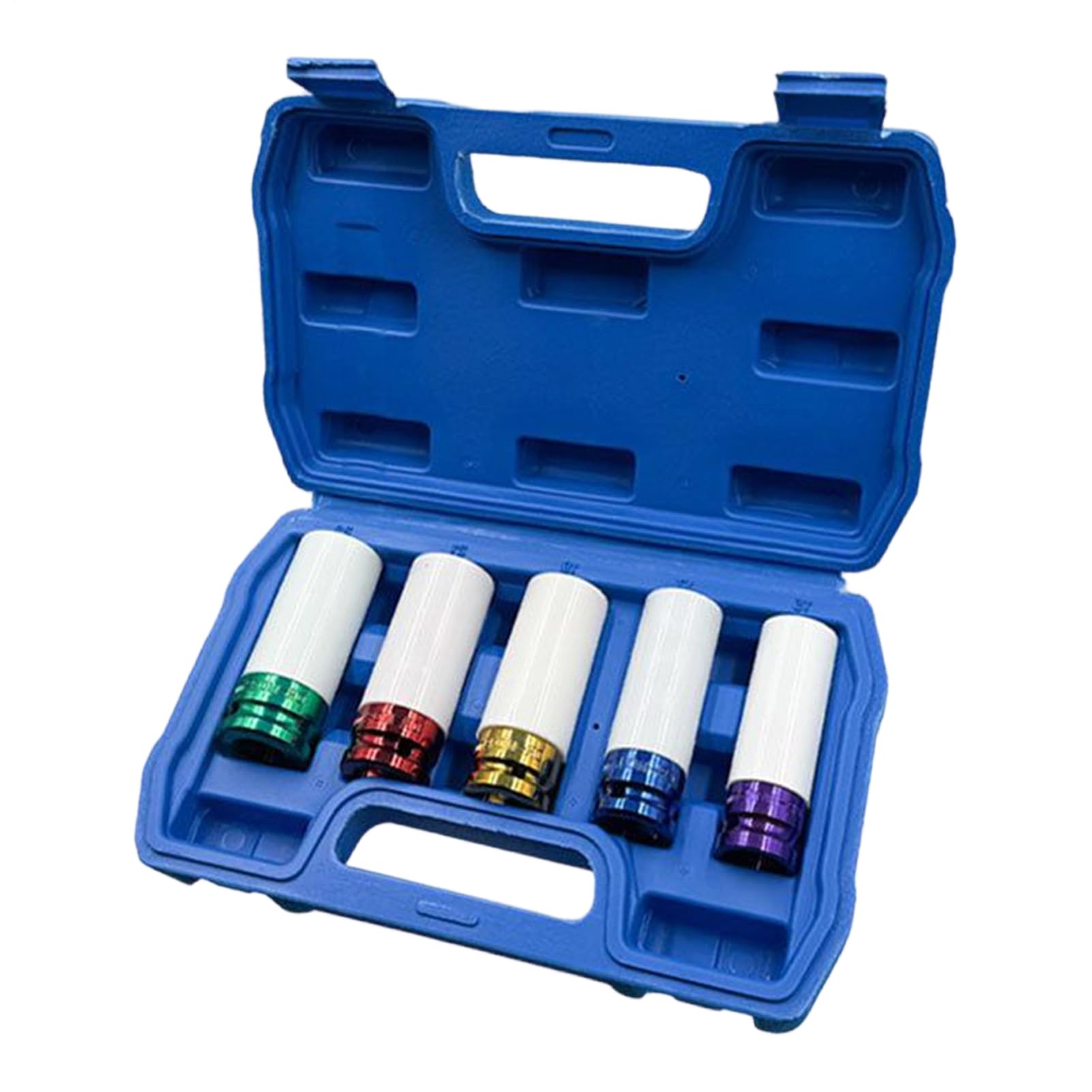 Juego de de tuerca - Herramientas de reparación de 15, 17, 19, 21 y 22 mm | Juego de 5 delgadas | Para camiones, automóviles, camiones SUV, sedanes, servicio