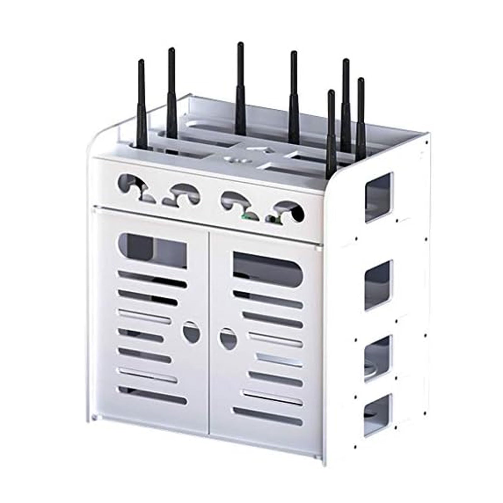 Boîte de rangement pour routeur WiFi esmen et câbles TV