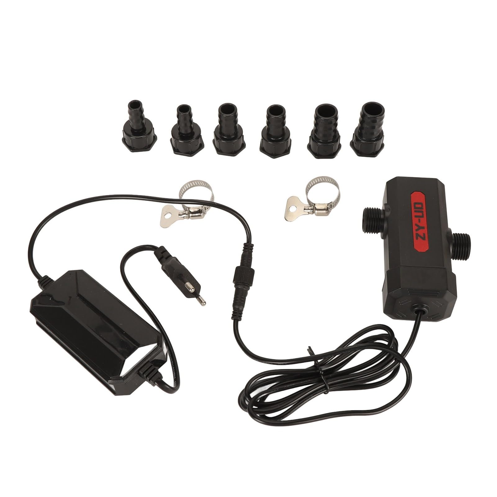 Fockety Luz Limpia para Acuario, Desinfectante UV para Pecera de 7 W, Luz Sumergible con Temporizador de 4 Velocidades, Recirculación Automática, Tubo de Cuarzo Engrosado a Prueba