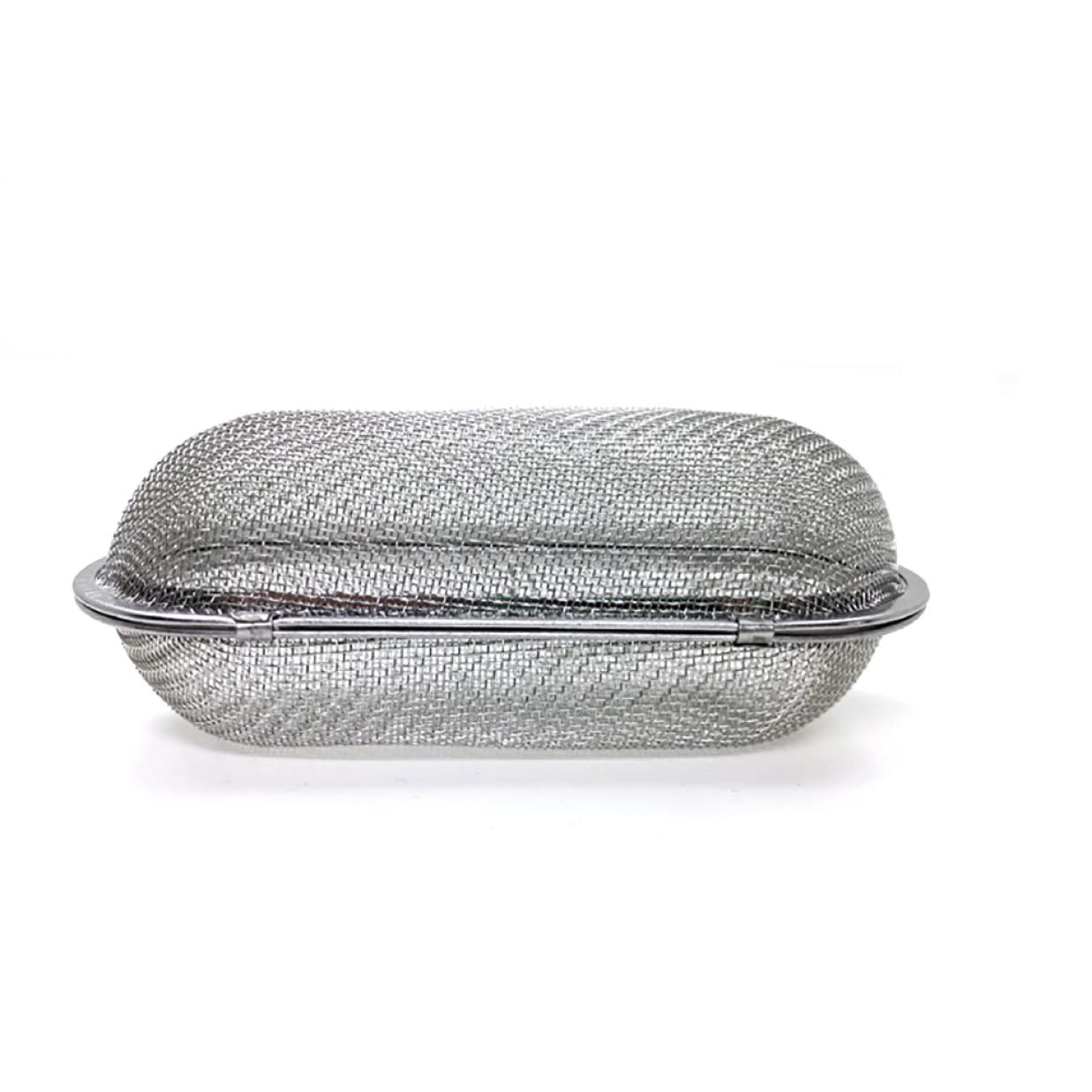 QWORK® Tamis àÉpices en Acier Inoxydable, Tamis à Filtre à Thé Polyvalent avec Chaîne de Transport et Crochet, Filtre àÉpices, pour Cuisine et Restaurant