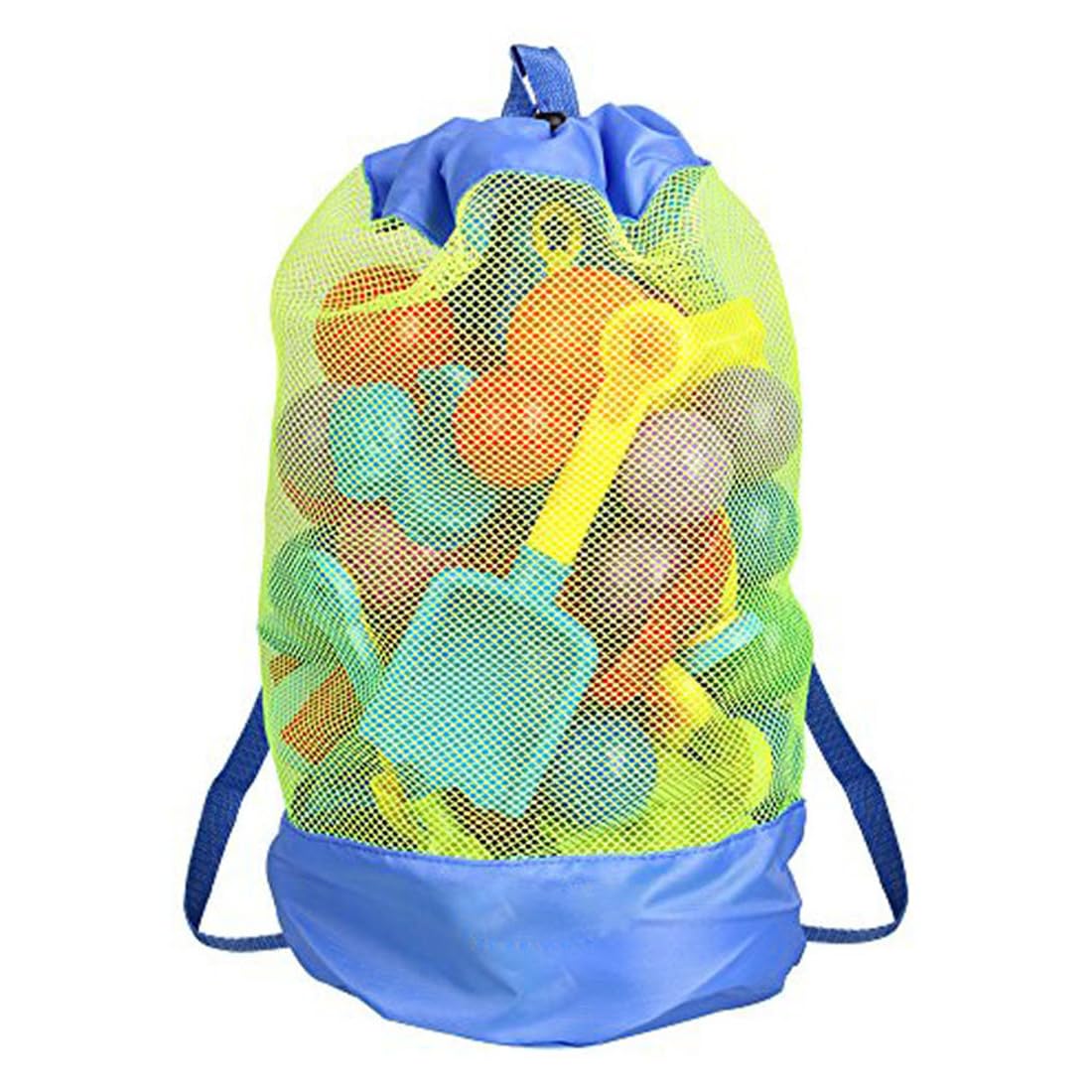 Bolsa para juguetes de playa, bolsa de playa de malla, mochila para juguetes acuáticos, bolsa de playa grande, para niños pequeños, niñas y niños, bolsa de natación