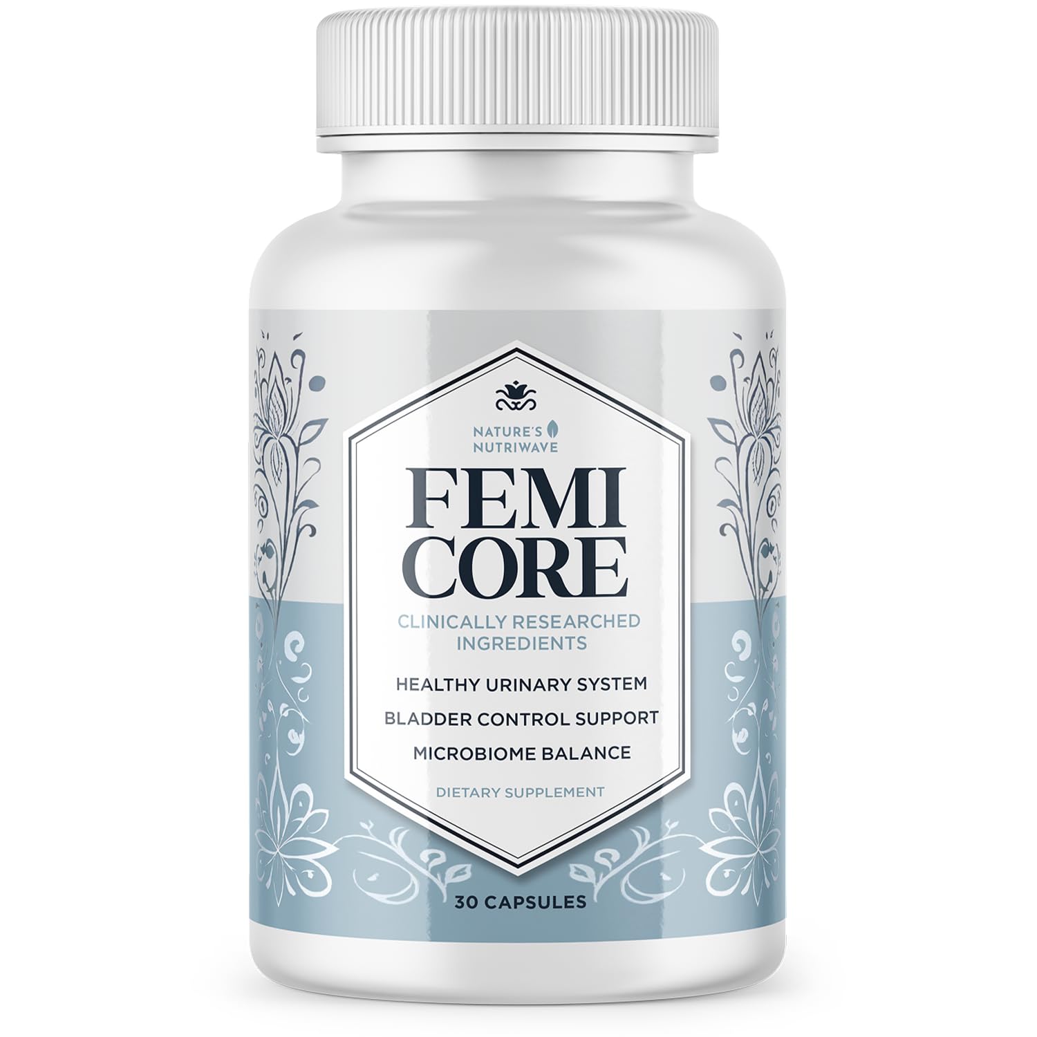 FemiCore dietary supplement bottle