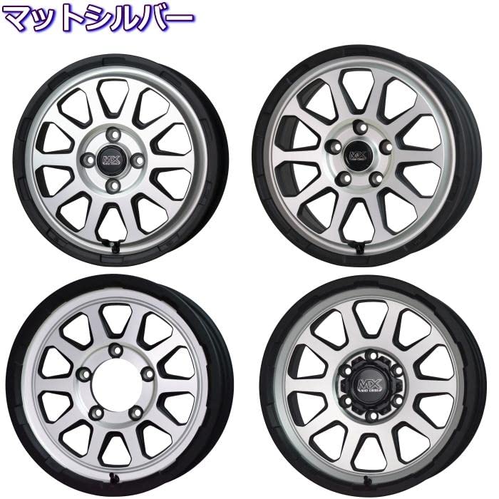 Amazon | 【ホイールのみ 4本セット】15インチ MAD CROSS RANGER 6J+33 