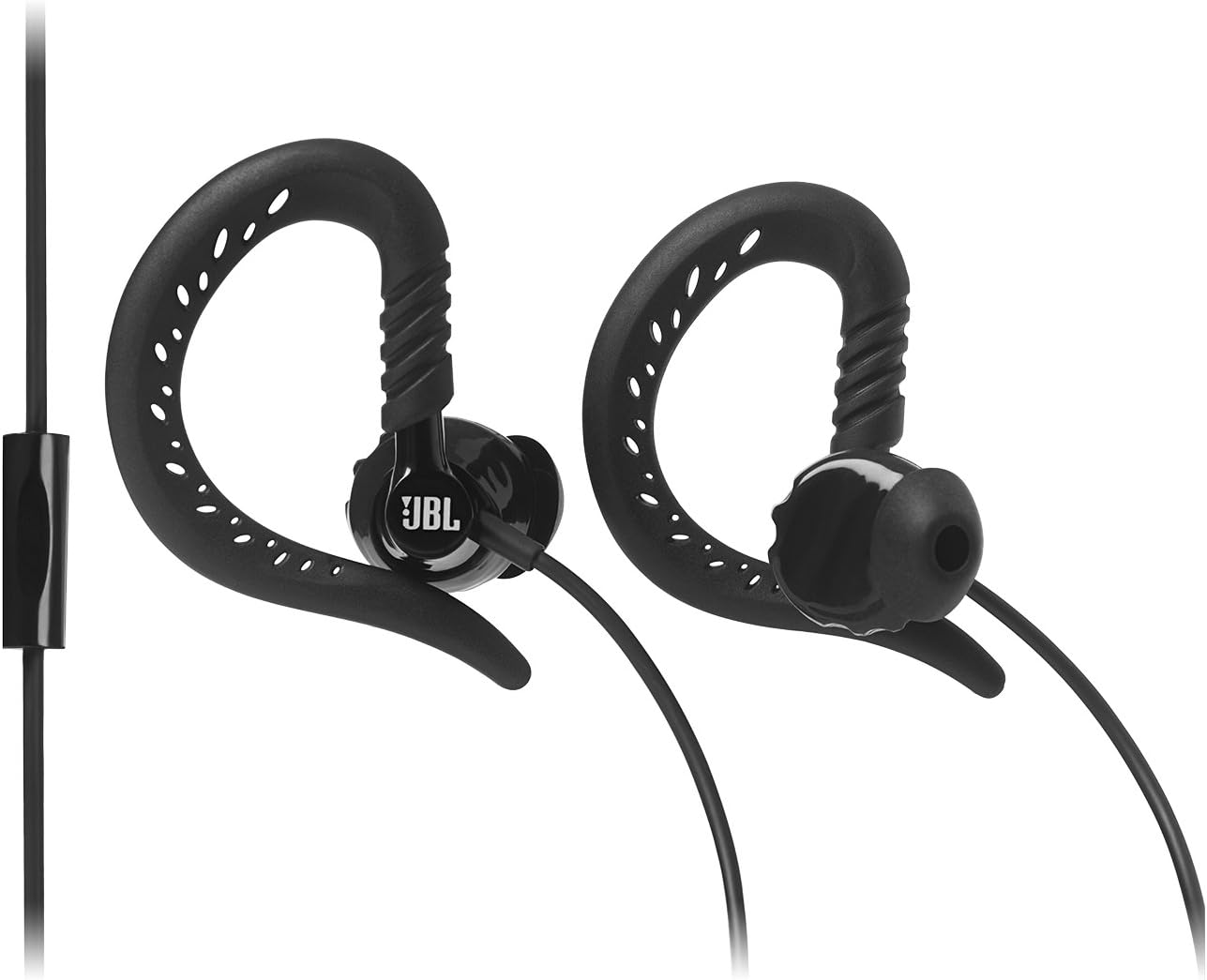 JBL Focus 300 Behind The Ear Sport Earphone with TwistLock Technology - Black
