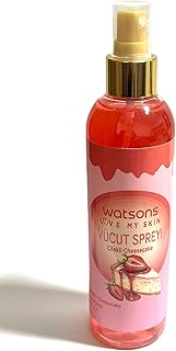 Body Splash (250 ML, Watsons, Love My Skin, Strawberry Cheesecake)