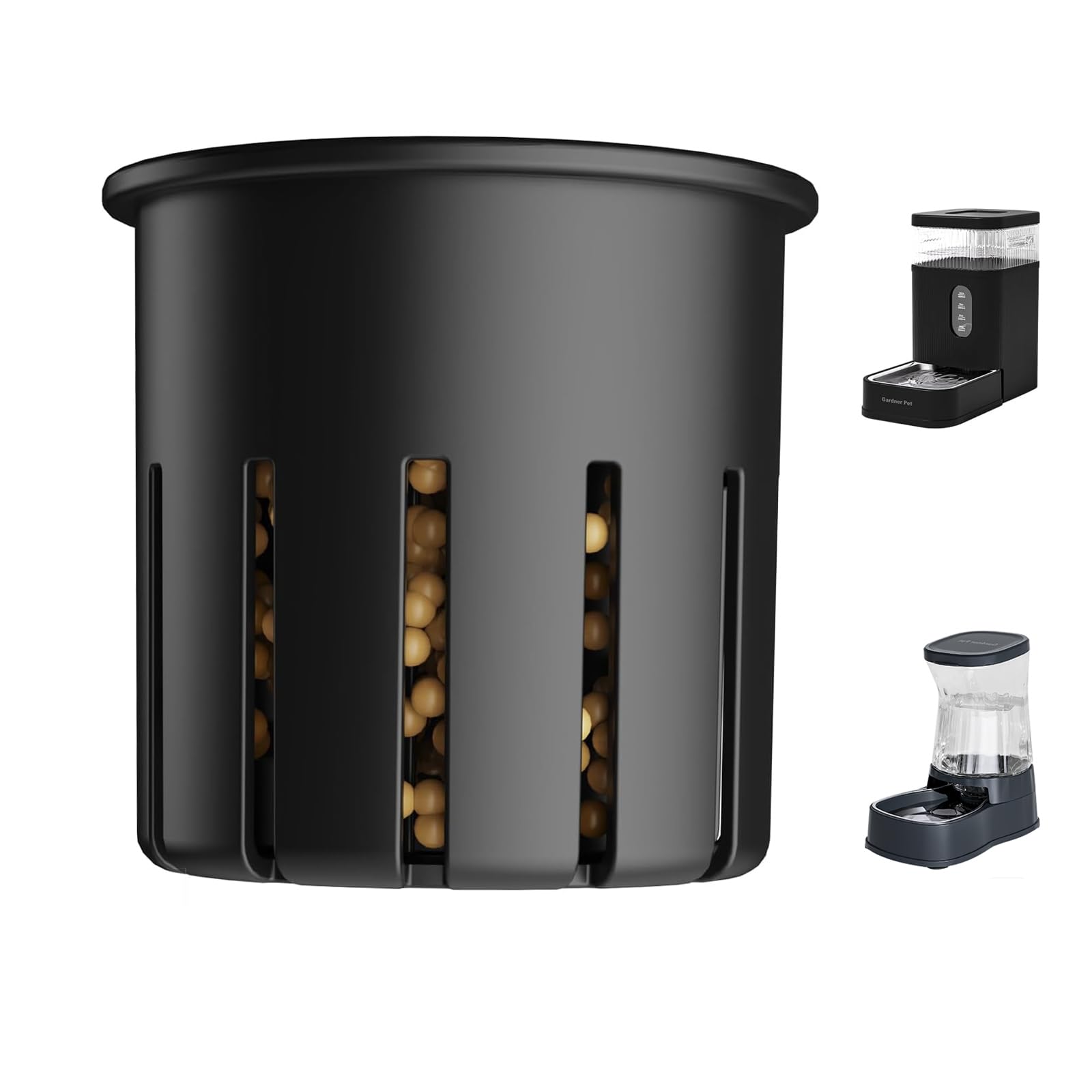 Gardner Pet Wasserbrunnen Filter, Maifan-Stein-Filter für Katzenbrunnen, Trinkbrunnenfilter kompatibel mit Schwerkraft-Tränken, Einzelpackung, reicht für 6–12 Monate