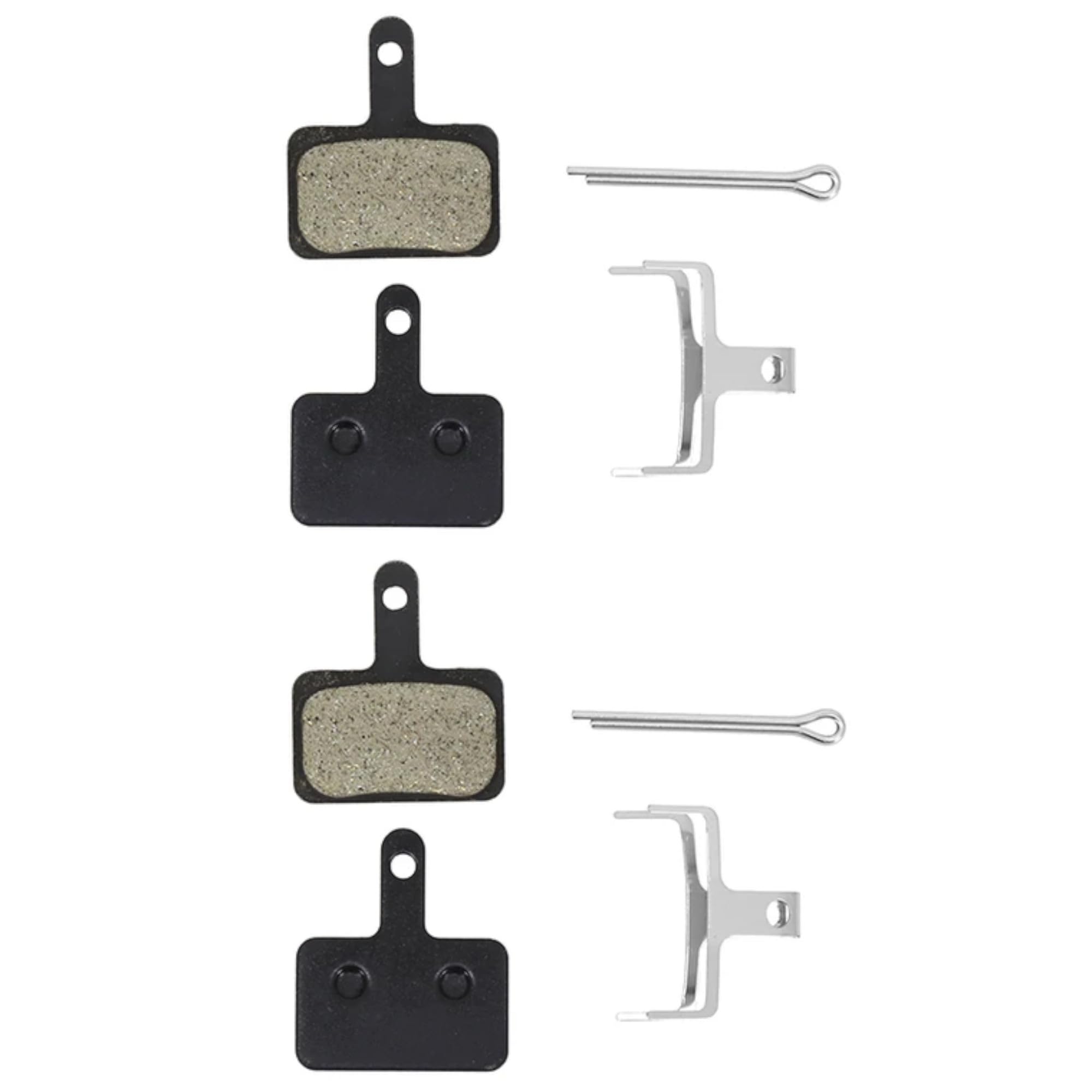 cyclingcolors Scooter Brake Pads Compatible with BRIGMTON DUALTRON JOYOR KAABO KUGOO OVEX SKATEFLASH TNE VSETT ZERO Organic Material Resin Silent Progressive Braking, 2 Pairs