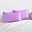 NTBAY Toddler Pillow Cases Set of 2, 2 Pack Brushed Microfiber 14x20 Pillow Cases, Soft, Wrinkle, Fade, Stain Resistant Light Purple Pillow Cases with Envelope Closure, 14x20 Inches, Ligt Purple