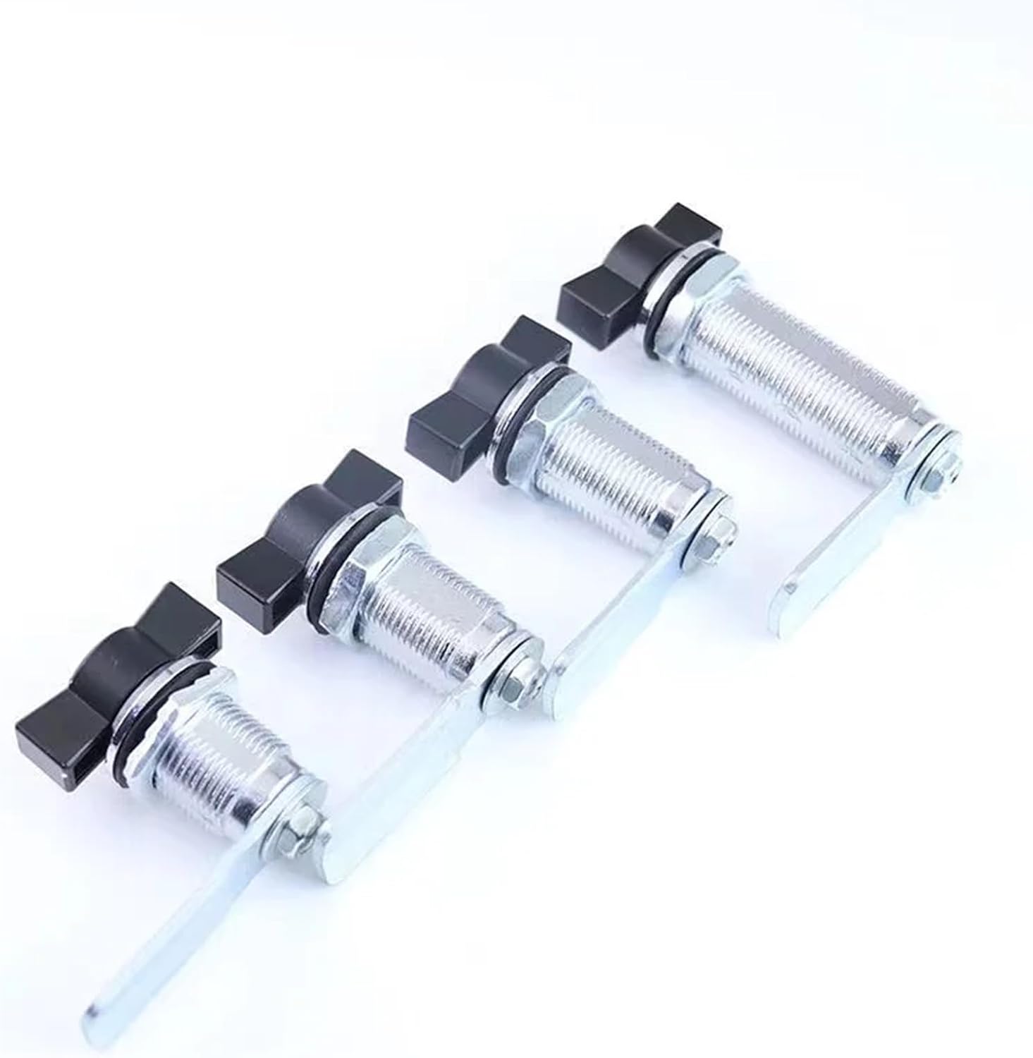 Zinc Alloy Quarter Turn Cam Locks for Mail Boxes Lock Cinet Head Wing Knob Type 1PCS(36mm-H0-Zinc)