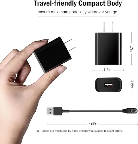 Miniatura 5 de Cargador de pared rápido para AfterShokz Aeropex AS800 Shokz, OpenRun ProOpenRunOpenRun MiniOpenComm ASC100SG, cable de carga USB para AfterShokz